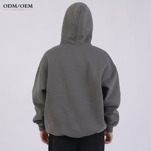 Sudadera con Capucha Negra para Hombre, Diseño de Logotipo Personalizado, 350 g/m², Gruesa, con Estampado Puff, Sudadera con Capucha de Alta Calidad - Product Image 5