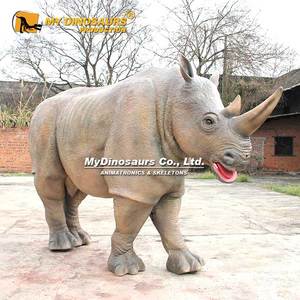 <span class=keywords><strong>My</strong></span> Dino XJ073 Disfraz de rinoceronte de animal que camina realista para actuación callejera - Product Image 2