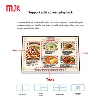 Afficheur numérique MJK modèle MJK-3200L haute luminosité 23,8 pouces, indice de protection IP65, format 16:9, boîtier métallique, CMS intégré, intérieur, garantie 1 an, USB