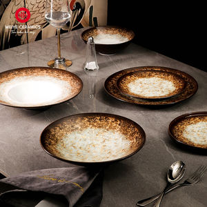 سلسلة "قلعة قديمة" من WEIYE ، أدوات حجرية ريفية ، مطعم فندق بورسلين ، مجموعات خمر وأطباق - Product Image 6