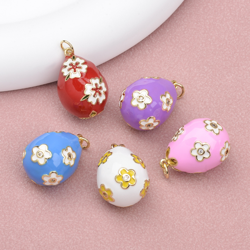 Pendentif oeuf style Fabergé - Copie oeuf de fabergé - Coccinelle