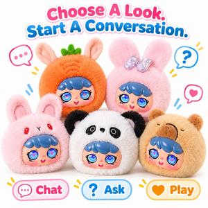 Peluche interactive intelligente Kawaii AI, compagnon parlant avec réponses émotionnelles, jouet tactile, gamme de cadeaux pour marché de gros - Product Image 3