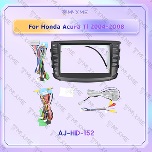 Kit de réaménagement de tableau de bord noir mat pour <span class=keywords><strong>Acura</strong></span> 2004 à 2008, avec cadre d'écran horizontal de 9 pouces pour lecteur Android - Product Image 3