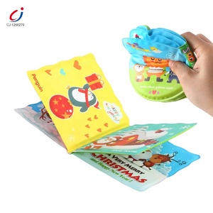 Chengji giocattolo educativo per la prima infanzia divertente che gioca il <span class=keywords><strong>tempo</strong></span> del bagno per bambini <span class=keywords><strong>libri</strong></span> nuovo design in plastica impermeabile eva baby bath book - Product Image 1