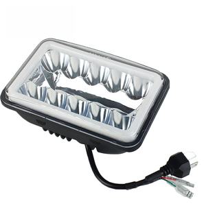 Phare de voiture LED haute puissance 45W 12V 10000 Lumens 6000K 5x7 pouces 7 pouces avec anneau halo, montage universel pour Jeep Wrangler - Product Image 3