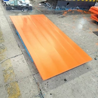 Nouvelle plaque UHMWPE bleue personnalisée populaire, UV 10 mm, offre un service de découpe, formes personnalisées, traitement graphique