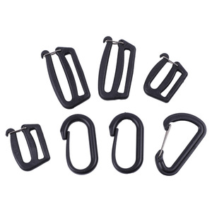 Hebillas deslizantes de plástico para bolsos, cierres ajustables de varios tamaños, accesorios duraderos para mochilas de color sólido - Product Image 3