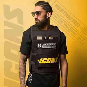 Personnalisé en vrac Artex chine usine Hip Hop rappeur mode gilet tactique personnalisable rue gilets tactique randonnée Camping gilet - Product Image 3