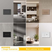 Interrupteur mural modulaire standard brésilien US, panneau de prise, finition mate, plusieurs couleurs, pour la décoration de la maison et commerciale
