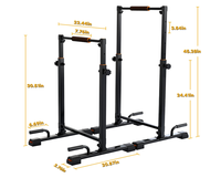 Protection de qualité Barre parallèle réglable à domicile Barre de musculation
