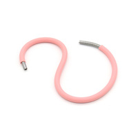 Tube flexible en acier recouvert de silicone multicolore, en forme de col de cygne, pour lampes de table, luminaires, support de microphone, boîte en carton