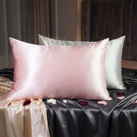Taie d'oreiller en soie de mûrier anti-âge et antibactérienne, vente en gros, personnalisable, 19/22/25 Momme pour la beauté quotidienne