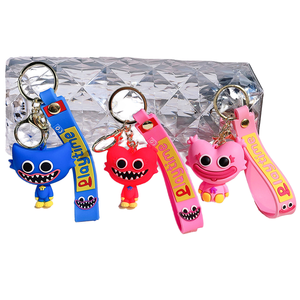 Porte-clés en caoutchouc 3D mignon de dessin animé en gros, prix bas, figurine de <span class=keywords><strong>jeu</strong></span> <span class=keywords><strong>Poppy</strong></span> Playtimes, non toxique, durable - Product Image 1