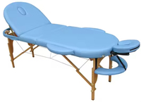 Professionelle Physiotherapie-Liege, Kosmetische Massageliege, Tragbare Faltbare Beauty-Spa-Liege, Holz-Massagetisch
