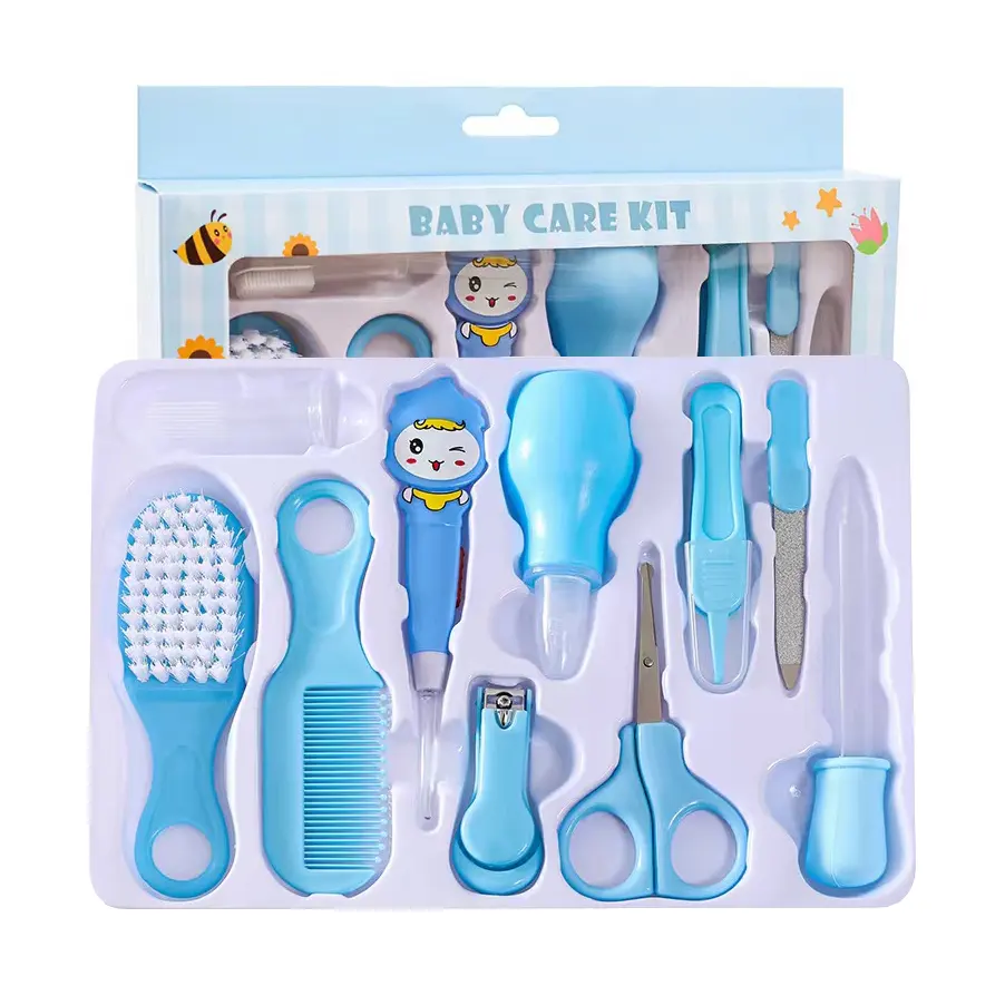 10pcs Newborn Nursery Health Care Set With Baby Grooming Tool Kit Baby Care Kit Manufacturer Newborn Baby Gift Set