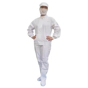 Zixi Food Factory <b>Work</b> Uniforms, Men's Workwear Sets, White, Oil-proof, <b>Waterproof</b>, Durable - Product Image 2