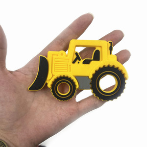 2026 Jouet de <span class=keywords><strong>dentition</strong></span> à mâcher sans BPA, Véhicule d'ingénierie, Anneau de <span class=keywords><strong>dentition</strong></span> en silicone pour bébé, Accessoires pour chaîne de sucette - Product Image 2