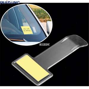 Recibo plástico billete titular factura titular temporal de la tarjeta de estacionamiento titulares - Product Image 5