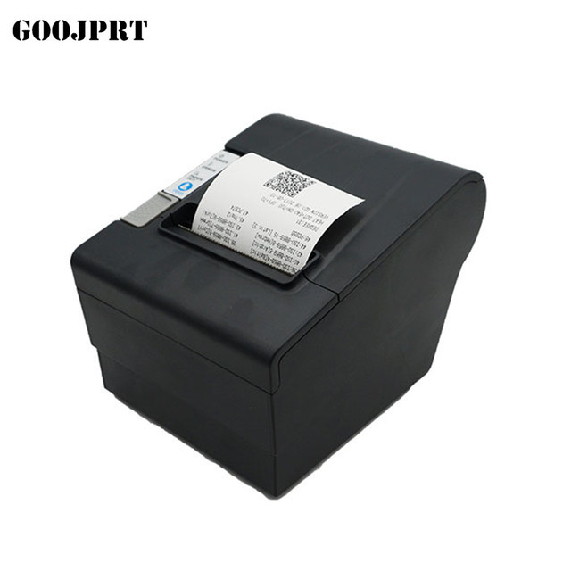 High Printing Speed 80mm Paper Width POS Terminal Receipt Printer With Auto Cutter for Kitchen Use