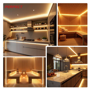 Tira de LED Flexible PERFECT, No Impermeable, SMD2835, Doble Temperatura de Color Ajustable, CCT 2700K-6500K, CRI90, Alta Densidad, 240LEDs/M, 5mm, DC12V/24V - Product Image 6