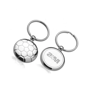 Khuyến Mại Bóng Đá Trống Kim Loại Móc Khóa Tùy Chỉnh Thực hiện Silve Key Ring Chủ Khuyến Mại Bóng Đá Bóng Hình Móc Chìa Khóa - Product Image 4