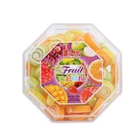 Permen Gummy Rasa Buah Permen Lunak Rasa Jus Camilan untuk Anak-anak 1kg Kemasan Rasa Buah Mangga Kelapa Durian