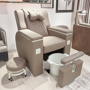 Luxus verstellbare Liege Pediküre Stühle Set mit Whirlpool Badewanne Spa Massage Fuß Sofa & Pipeless Drainage für Nagels tudio - Product Image 1