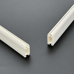 Shuaiyan รางล่างพลาสติก2.5<span class=keywords><strong>แบบ</strong></span>แบนสำหรับม่านม้วนสีขาวใต้ม่านอุปกรณ์เสริมเสาม่านและอุปกรณ์เสริม - Product Image 3