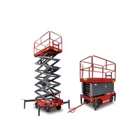 Plateforme élévatrice à ciseaux mobile de type remorque, diesel ou électrique en option, 4-18m, 300-500kg, pour applications multi-scènes
