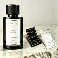 Autocollant de parfum personnalisé de luxe en métal mat gaufré, emballage cosmétique pour flacon de parfum, étiquette dorée à chaud