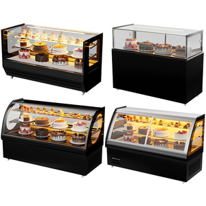 <span class=keywords><strong>Vitrina</strong></span> Refrigerada de Múltiples Niveles <span class=keywords><strong>para</strong></span> Exhibición de Pasteles, <span class=keywords><strong>para</strong></span> Panadería, Cafetería y Tienda de Café - Product Image 1