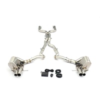 Échappement arrière MPER Valvetronic pour Mercedes AMG C63 C63S W205 en acier inoxydable T304 avec son modulable, fixation par boulons