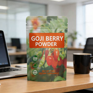 Polvo de Bayas de Goji Orgánico OEM Sin Rellenos, Sin OMG, Vegano, para Mezclas de Bebidas, Smoothies y Elaboración de Alimentos Funcionales - Product Image 3