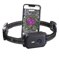 Collier de dressage pour chien 2-en-1 intelligent transfrontalier avec application mobile, clôture électronique GPS sans fil et télécommande
