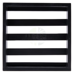 กล่องเก็บของไม้ไผ่สีดำ ชั้นวางขนมปังในครัว ภาชนะใส่อาหารสีทึบ - Product Image 4