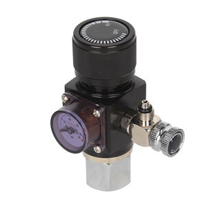 Regulador de control de gas <span class=keywords><strong>CO2</strong></span> de una sola etapa profesional con válvula solenoide Contador de burbujas de aluminio para acuarios - Product Image 4