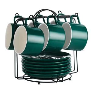 Juego <span class=keywords><strong>de</strong></span> tazas <span class=keywords><strong>de</strong></span> café turcos apilables <span class=keywords><strong>de</strong></span> lujo, juego <span class=keywords><strong>de</strong></span> tazas <span class=keywords><strong>de</strong></span> café <span class=keywords><strong>de</strong></span> porcelana <span class=keywords><strong>de</strong></span> la tarde etíope <span class=keywords><strong>de</strong></span> cerámica, regalo - Product Image 2