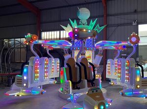 12-Seater Indoor/Outdoor Metal Playhouse Self-Controlled <strong>Plane</strong> Rides <strong>Trampoline</strong> Park Kindergarten Steel Garden Shopping Mall - Product Image 3
