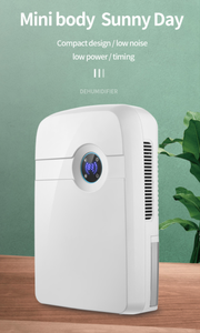 Deshumidificador eléctrico con pantalla LCD portátil, temporizador de Control remoto silencioso, tanque de agua extraíble, absorbente de humedad para 25 casas rodantes - Product Image 2