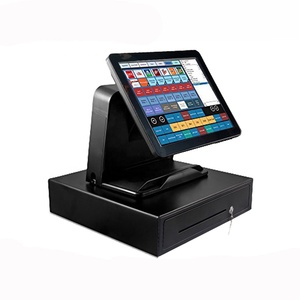POS1618 Nhân Viên Thu Ngân Đăng Ký <span class=keywords><strong>15</strong></span> <span class=keywords><strong>Inch</strong></span> <span class=keywords><strong>POS</strong></span> Thiết Bị Đầu Cuối Toàn Bộ Hệ Thống <span class=keywords><strong>POS</strong></span> Với 80 Mm Máy In/Hộp Tiền/Máy Quét - Product Image 2