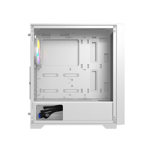 Tuyệt đẹp trắng hợp kim nhôm Iran lưới và kính cường lực máy tính PC Trường hợp với kính cường lực, trường hợp chơi game cho game thủ - Product Image 4