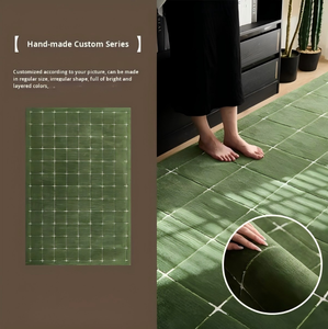 Alfombra de Lana Hecha a Mano para Sala de Estar, Mesa de Centro, Dormitorio, Habitación de Huéspedes, Alfombra Personalizable para el Hogar - Product Image 4