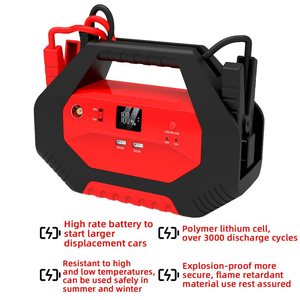 12V/24V không thấm nước Xe Tải điện gói nhảy khởi động <span class=keywords><strong>36800mAh</strong></span> xe tăng cường 3000A Pin xe khẩn cấp điện Jumper - Product Image 5