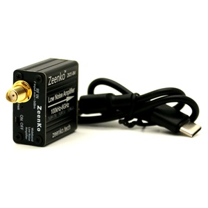 Amplificateur à faible bruit Zeenko série BM, LNA à gain élevé de 20 dB pour TinySA NanoVNA <span class=keywords><strong>VNA</strong></span>, préamplificateur RF 100 kHz-6 GHz avec batterie de type C - Product Image 3