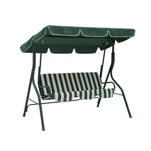 DD2105 cour trois personnes auvent porche meubles en osier hamac balançoire chaise à bascule balcon extérieur balançoire chaises de jardin