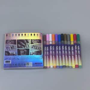 Rotulador de Uñas Mini de 0.5mm, 12 Colores, Secado Rápido, Portátil, Profesional, para Pintar Uñas, Puntos y Graffiti - Product Image 3