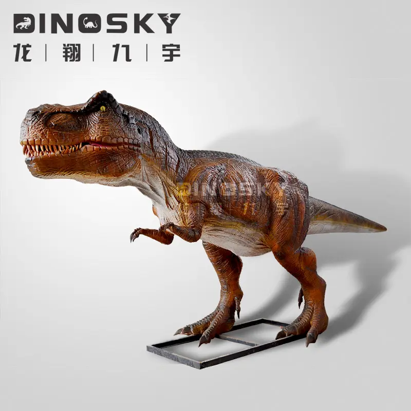 Dinosaurus T-rex Model Animatronik Luar Ruangan Yang Menarik untuk Jurassic Park