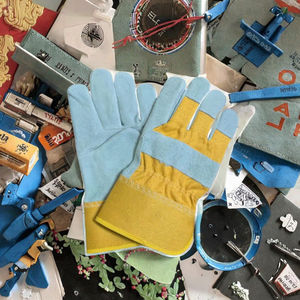 Guantes DE SEGURIDAD divididos de piel de vaca de búfalo PPE anticorte de grado AB para hombre de 10,5 pulgadas de alta calidad para guantes de trabajo de aparejo de construcción - Product Image 3