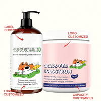 Glucosamine liquide et poudre de colostrum et multivitamines pour chien pour le bien-être et la santé des chiens d'aujourd'hui