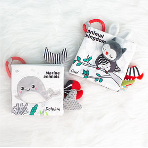 <span class=keywords><strong>Libro</strong></span> De Tela De animales De dibujos animados populares, número De alfabeto, aprendizaje De alimentos, libros De tela temprana, juguetes educativos para niños, <span class=keywords><strong>Libro</strong></span> De Tela - Product Image 5